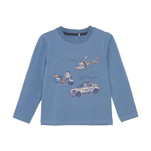 Minymo Langærmet T-shirt China Blue  92 cm    92 cm  Drenge