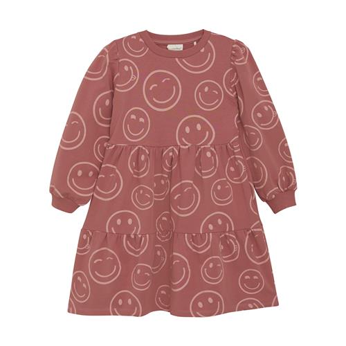 Minymo GOTS Sweatshirt-kjole Aop Withered Rose  128 cm    128 cm  Piger