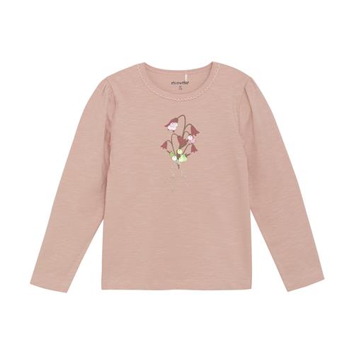 Minymo Langærmet T-shirt Misty Rose  104cm    104 cm  Piger