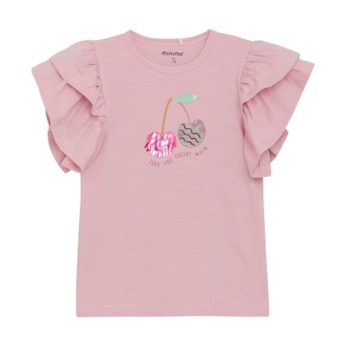 Minymo T-shirt Bleached Mauve  98 cm    98 cm  Piger