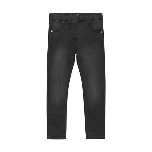 Minymo Stretchy Slim Fit Jeggings Grey Black  116 cm    116 cm  Piger