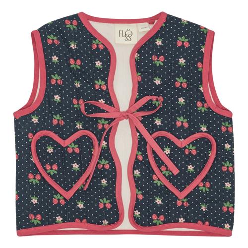 Flöss Sofia Vest Navy Space Berry  Navy Space Berry-128 cm  Marineblå  128 cm  Piger