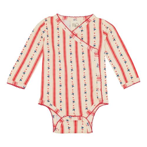Flöss Fresa Jersey Body Noelle Stripe  Noelle Stripe-68 cm  Rød  68 cm  Piger