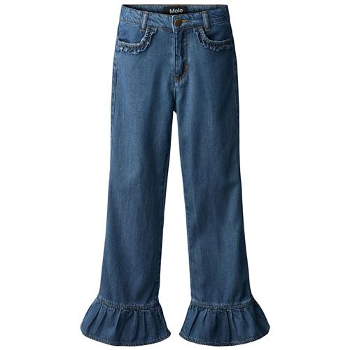 Molo Amara Vævede Bukser Blue Vintage 122 cm    122 cm  Drenge, Piger