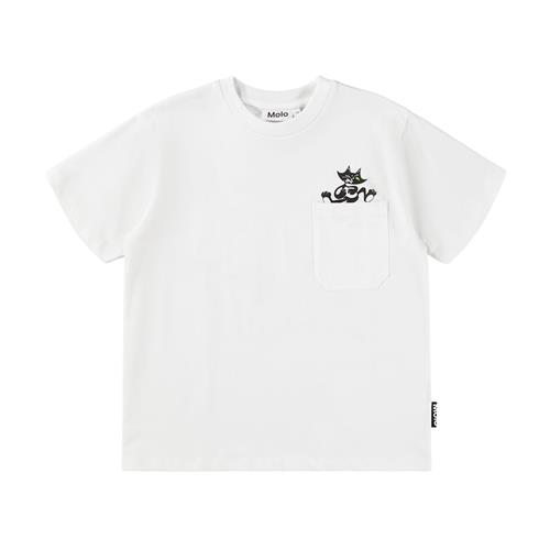 Molo GOTS Rickey T-shirt Crisp White 116 cm    116 cm  Drenge, Piger