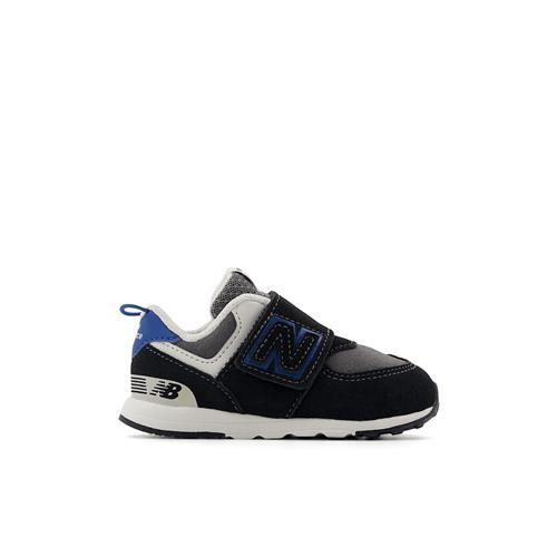 New Balance 574 Kids NEW-B Hook & Loop Sneakers Black  Black 27.5 EU    27.5 EU  Drenge