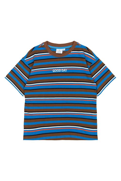 The New GOTS Picky T-shirt Toffee Striped  Toffee Striped 3-4 Y  Brun  3-4 år  Drenge