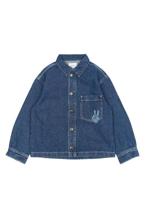 The New Parks Overshirt Blue Denim  Blue Denim 5-6 Y  Blå  5-6 år  Drenge
