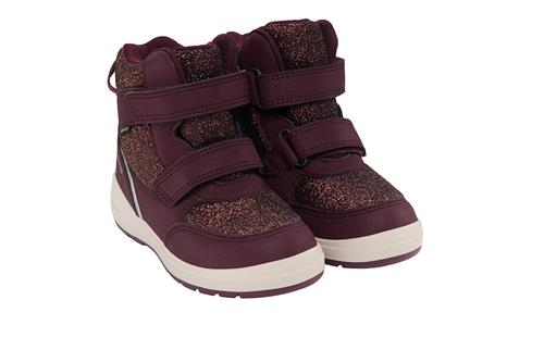 Viking Fun Glitter Warm GTX 2V Vandtætte Sko Med Glitter Plum  24 EU    24 EU  Piger