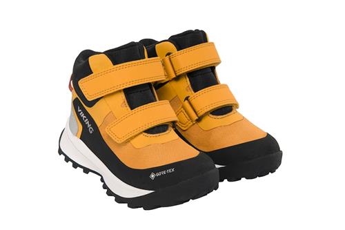 Viking Expower Mid GTX 2V Vandtætte Sko Mustard  Mustard 23 EU  Gul  23 EU  Drenge, Piger