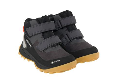 Viking Expower Mid GTX 2V Vandtætte Sko Black  Black 29 EU  Sort  29 EU  Drenge, Piger