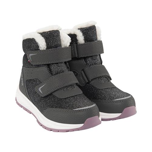 Viking Equip Glitter Warm WP 2V Charcoal/Dusty Pink Charcoal Dusty Pink 23 EU  Sort  23 EU  Drenge, Piger