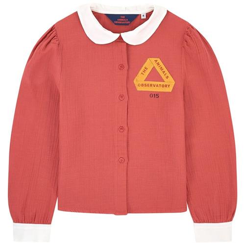 The Animals Observatory Kangaroo Shirt Red Triangle 3 Y    3 år  Piger