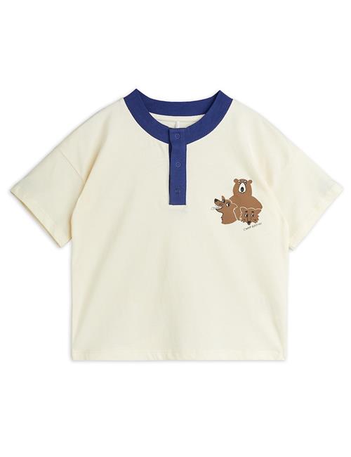 Mini Rodini GOTS Camp Rodini Sp Grandpa Tee Offwhite  116/122 cm    116/122 cm  Drenge, Piger