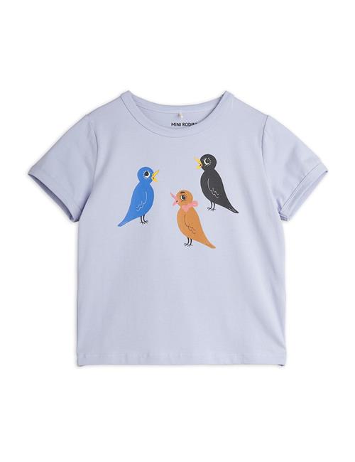 Mini Rodini GOTS Birds Sp Kortærmet T-shirt Purple  128/134 cm    128/134 cm  Drenge, Piger