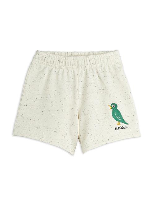 Mini Rodini GOTS Bird Emb Sweatshorts Offwhite  92/98 cm    92/98 cm  Drenge, Piger