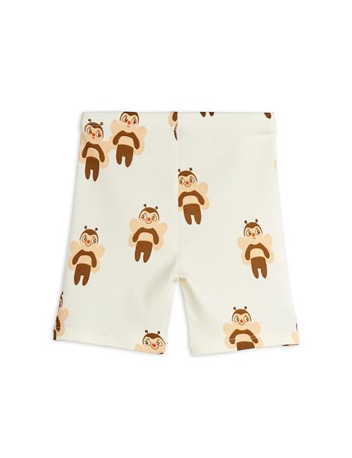 Mini Rodini GOTS Bees Aop Cykelshorts Offwhite  104/110 cm    104/110 cm  Drenge, Piger
