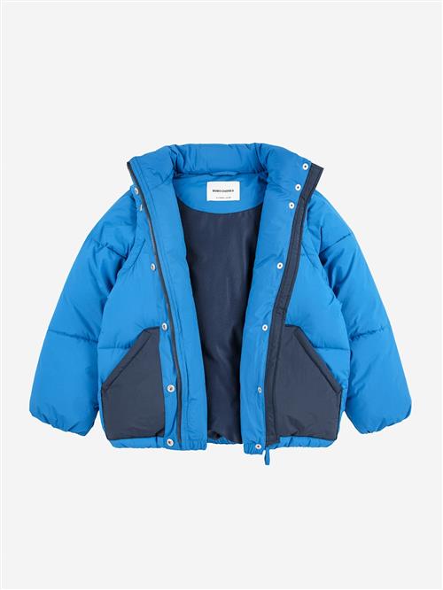 Bobo Choses Tic Tac Toe Vatteret Jakke Blue  Blue 2-3 Years  Blå  2-3 år  Drenge