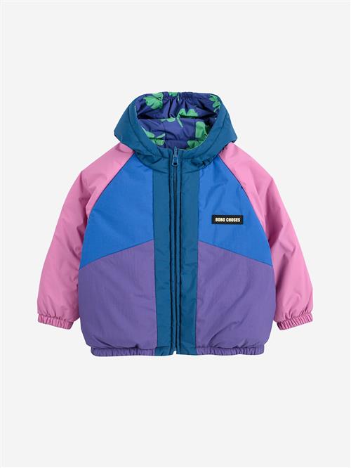 Bobo Choses Lucky Clover All Over Vendbar Jakke Multicolor  Multicolor 12 Months  Lilla  12 måneder  Drenge, Piger