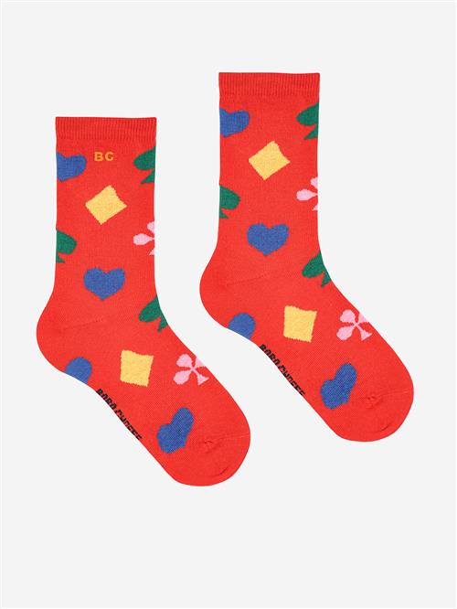 Bobo Choses Bobo Choses Joker Lange Sokker Red  Red 32-34 EU  Rød  32-34 EU  Drenge