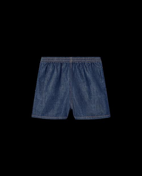 The Animals Observatory Monkey Denim Shorts Indigo  Indigo 4y  Blå  4 år  Drenge, Piger