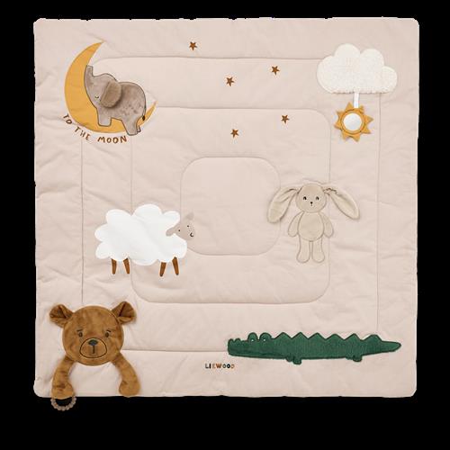 Liewood Bernet Classic Aktivitets-tæppe Sandy Multi Mix  Sandy Multi Mix One Size  Beige  One Size From Newborn Drenge, Piger