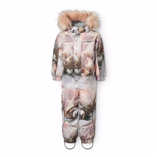 Molo Polaris Fur Vinter-overtræksdragt Utopia  Utopia 92 cm  Lyserød  92 cm  Piger