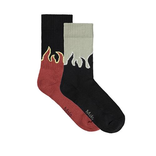Molo Norman Sokker Flames Scks  Flames Scks 27-30 EU  Sort  27-30 EU  Drenge