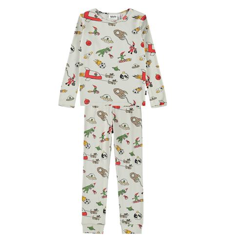 Molo Lue Pyjamas Spacy Nights  Spacy Nights 92 cm  Beige  92 cm  Drenge, Piger