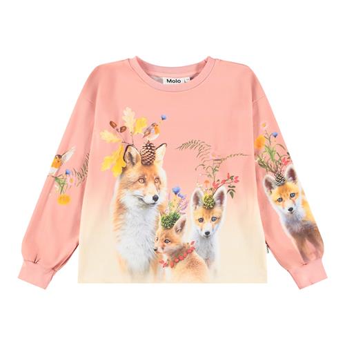 Molo Reniza T-shirt Med Lange Ærmer Nature Glam  Nature Glam 122 cm  Lyserød  122 cm  Piger