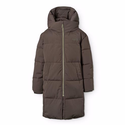 Molo Harper Lang Parkacoat Dark Cocoa  Dark Cocoa 122 cm  Brun  122 cm  Piger