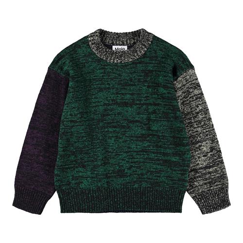 Molo Brian Strikket Sweater Mix Colour  Mix Colour 92/98 cm  Grøn  92/98 cm  Drenge