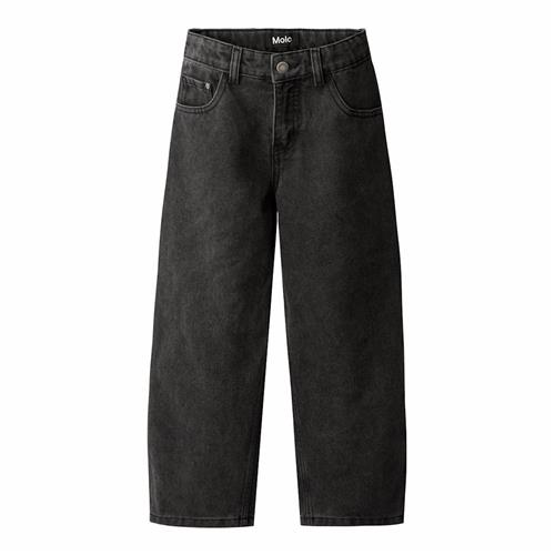Molo Aiden Jeans Washed Black  Washed Black 110 cm  Sort  110 cm  Drenge, Piger