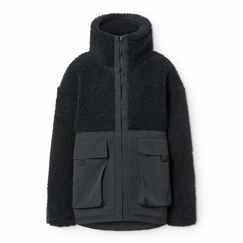 Molo Utha Fleece-jakke Black  Black 110 cm  Sort  110 cm  Drenge