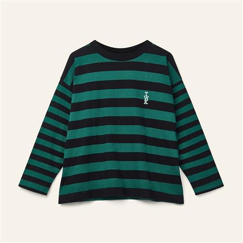 Wynken Duet T-shirt Med Lange Ærmer Black Forest Green  Black Forest Green 8Y  Grøn  8 år  Drenge, Piger