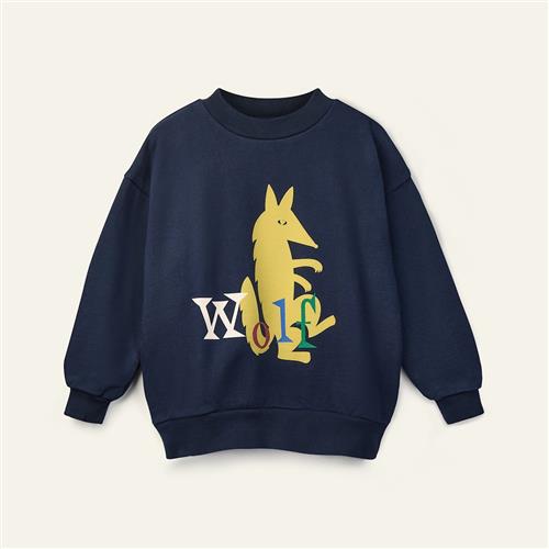 Wynken Seymour Sweatshirt Deep Navy  Deep Navy 6Y  Marineblå  6 år  Drenge, Piger