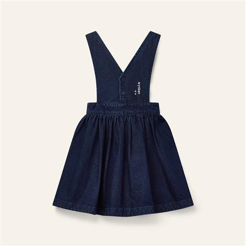 Wynken Annka Pinafore-kjole Rinse Wash  Rinse Wash 8Y  Marineblå  8 år  Piger