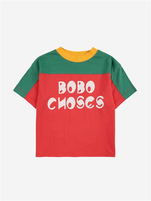 Bobo Choses Bobo Choses Color Block T-shirt Multicolor  Multicolor 10-11 Years  Rød  10-11 år  Drenge