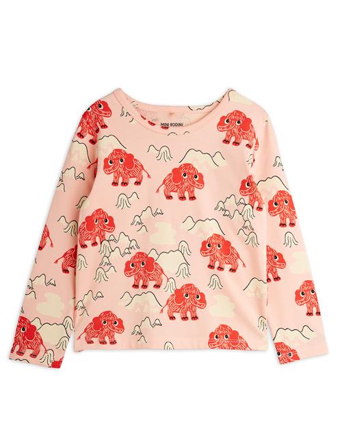 Mini Rodini GOTS Mammoth Langærmet T-shirt  Pink 104/110 cm  Lyserød  104/110 cm  Piger