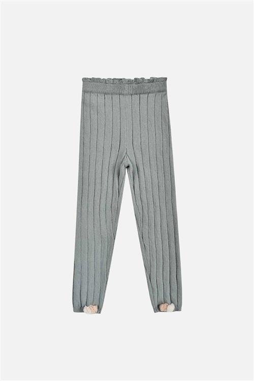 Louise Misha Moldavia Strikkede Leggings Seashore Seashore-3 Y  Grå  3 år  Piger