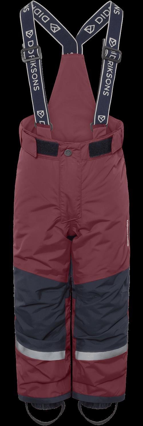 Didriksons Idre Kids 6 Bukser Anemon Red  Anemon Red-120 cm  Rød  120 cm  Drenge, Piger