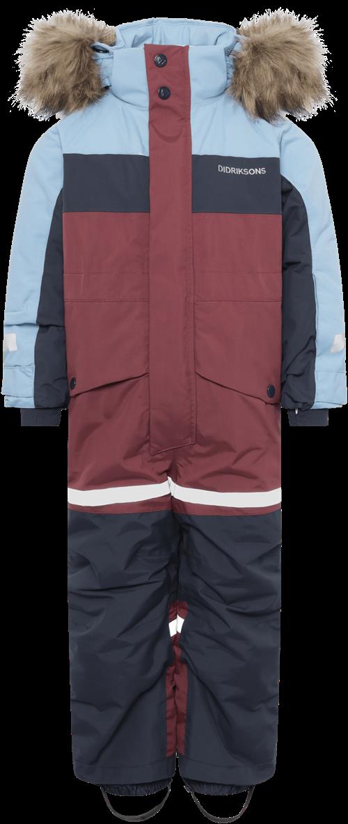 Didriksons Bjärven Kids 4 Vinter-overtræksdragt Anemon Red  Anemon Red-80 cm  Rød  80 cm  Drenge, Piger