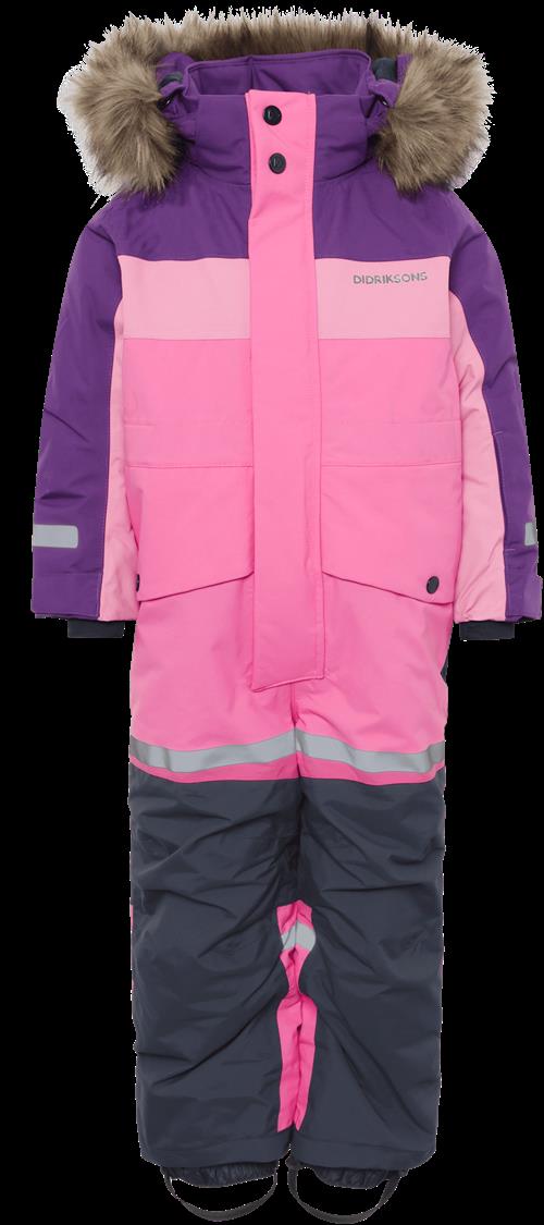 Didriksons Bjärven Kids 4 Vinter-overtræksdragt Sweet Pink  Sweet pink-100 cm  Lyserød  100 cm  Piger