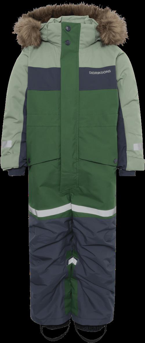 Didriksons Bjärven Kids 4 Vinter-overtræksdragt Light Moss  Light Moss-110 cm  Grøn  110 cm  Drenge, Piger