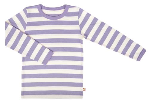 Katvig Langærmet Stribet Bluse Yd Stripeg  YD StripeG-98 cm  Lilla  74 cm  Piger