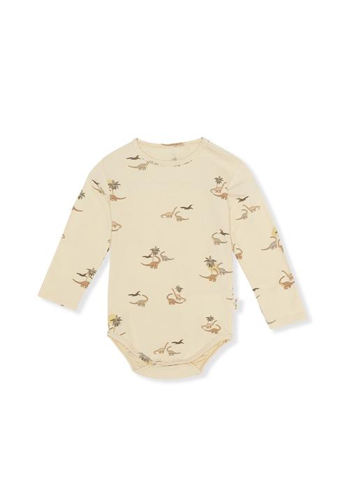 Konges Sløjd Basic Langærmet-krop Kubi  Basic Ls Body Gots Kubi 18 months  Creme  18 måneder  Drenge
