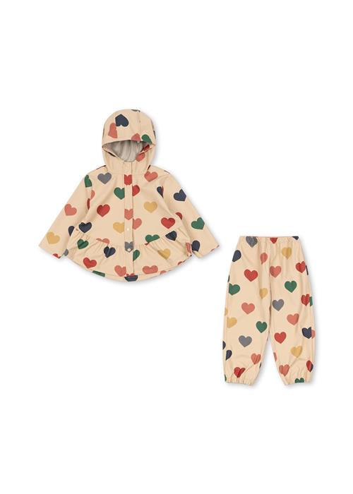 Konges Sløjd Faire Regnsæt Bon Coeur Coloré  Bon Coeur Coloré 9 months Rain Beige  9 måneder  Piger