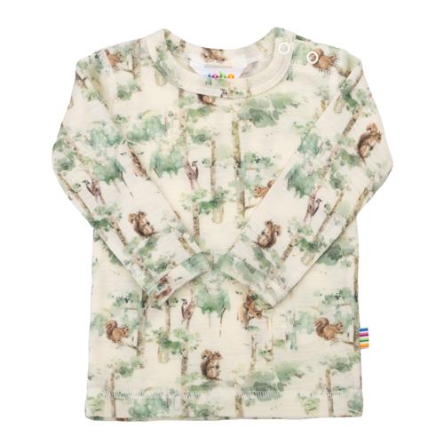 Joha Langærmet Uldtop Off White  Off white-80 cm Uld Hvid  80 cm  Drenge, Piger