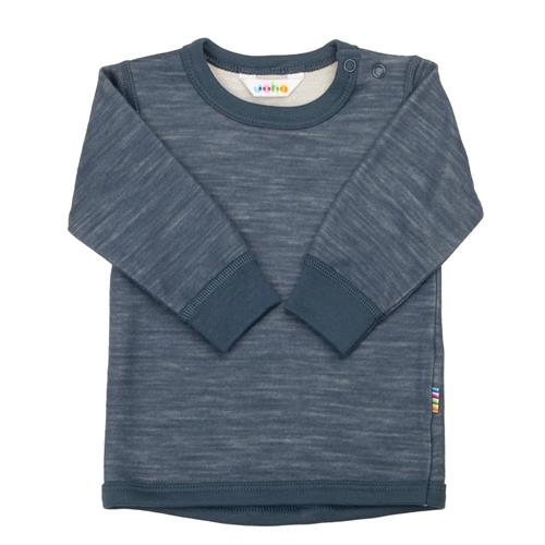 Joha Langærmet Uldtop Dark Denim  Dark Denim-80 cm  Blå  80 cm  Drenge