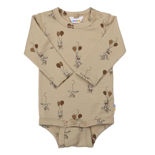 Joha Uldbaby Body Beige  Beige-80 cm Wool Beige  80 cm  Drenge, Piger
